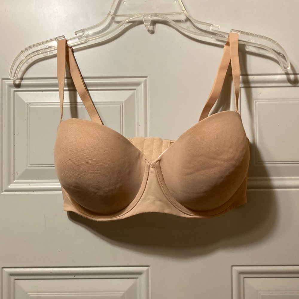 Women's Strapless Nude Bra 34DD